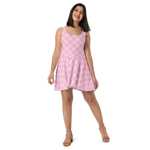 Barbie Barbiecore Pinup Checker Dress - Picture 8 of 12